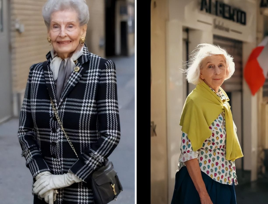 被日本街拍惊艳到！白发奶奶穿搭时尚发型精致，年纪越大越有魅力 - 哔哩哔哩