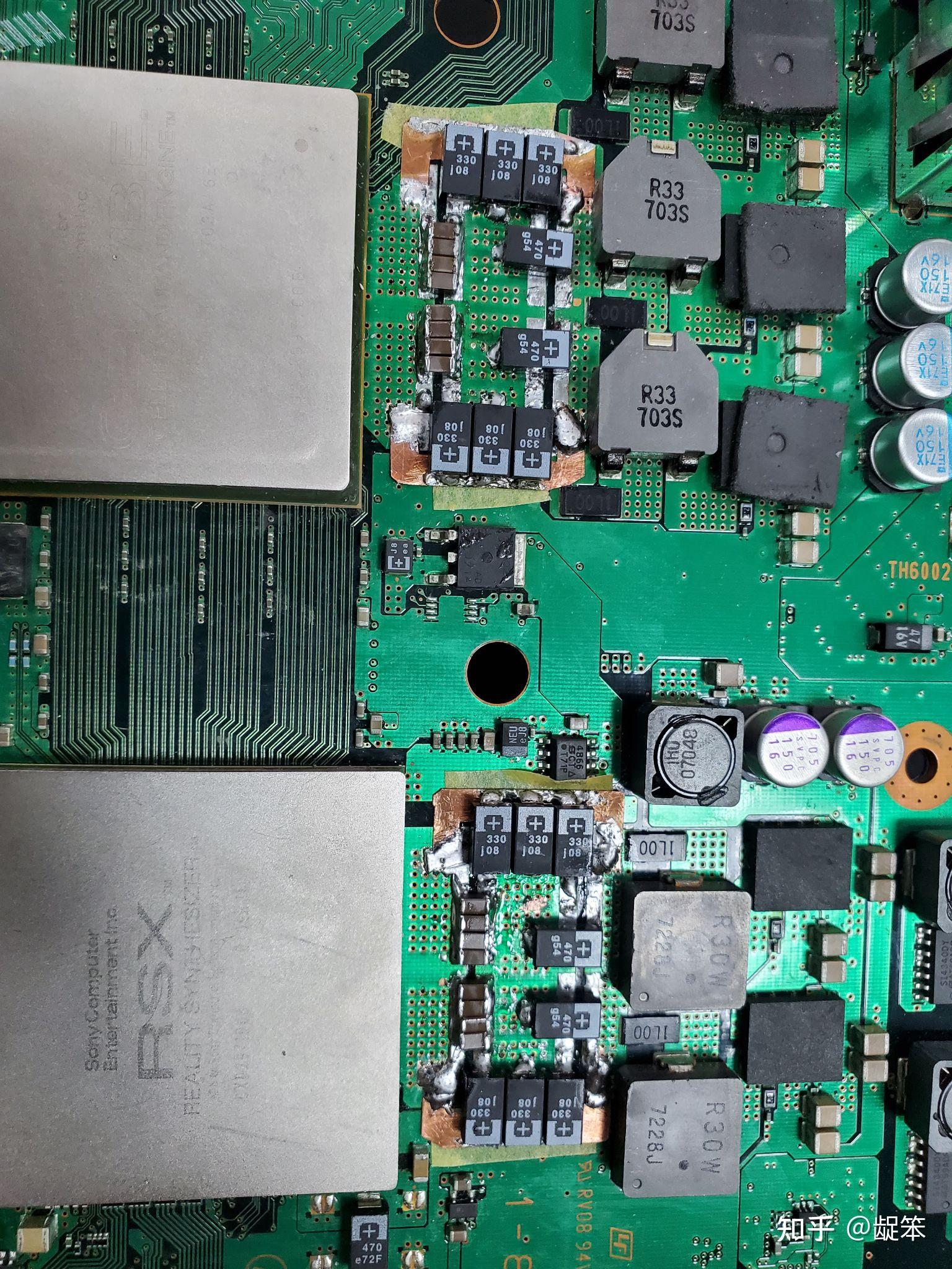 一个小挑战,ps3厚机换电容. - 知乎