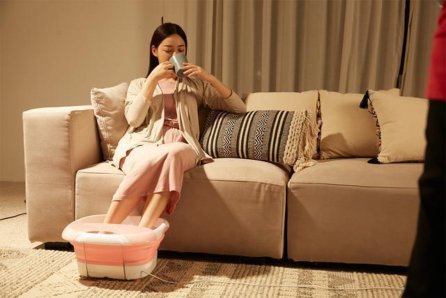 小米有品上新90后居家折叠足浴盆爱养生好收纳