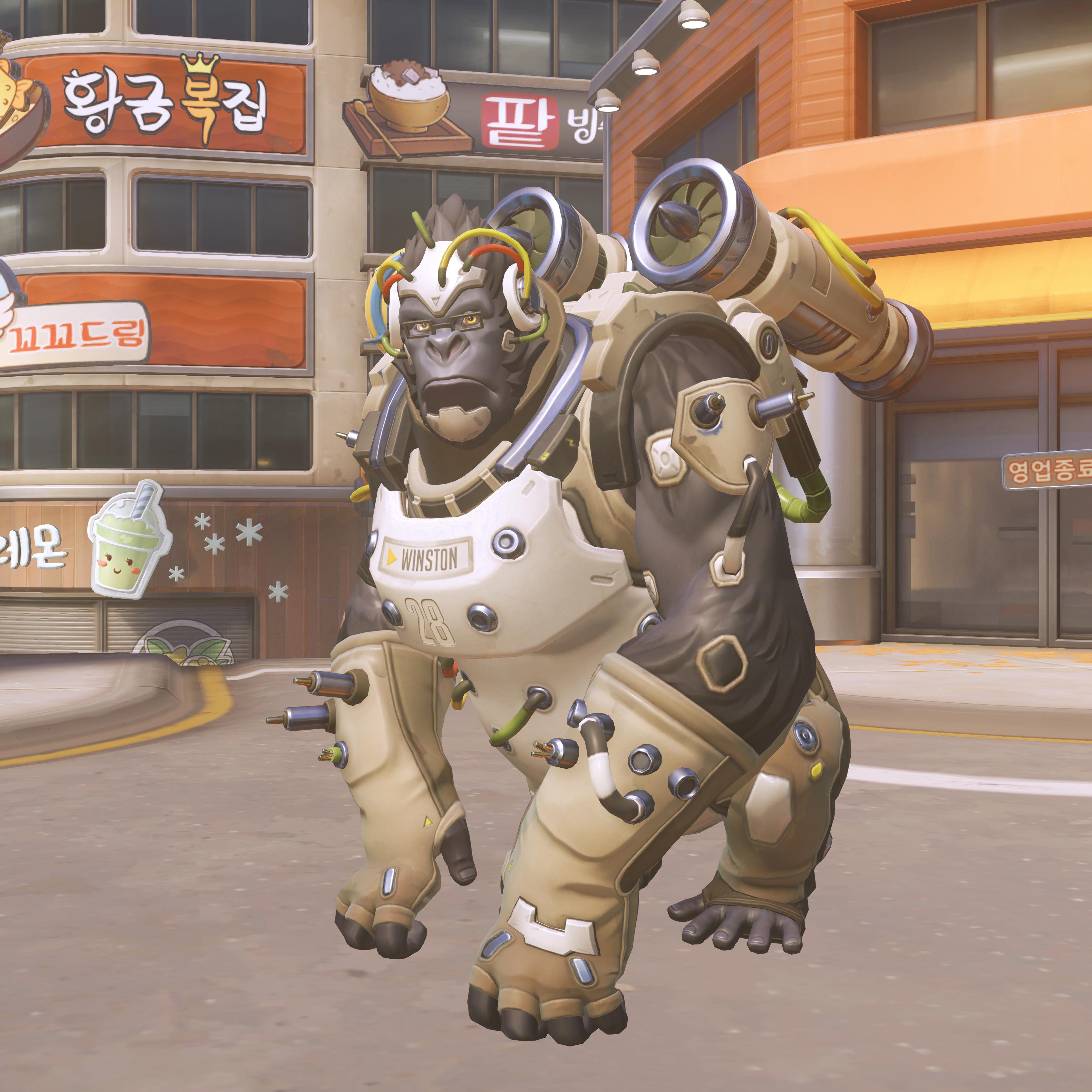 守望先锋皮肤漫谈温斯顿篇