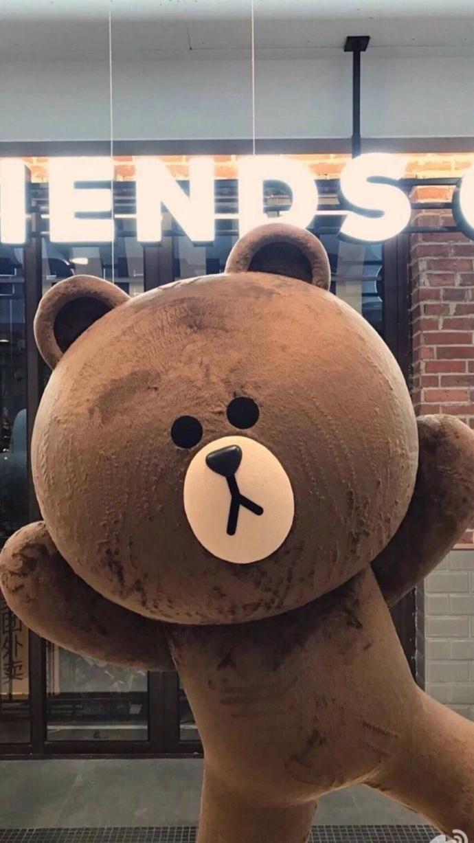 无水印手机桌面壁纸布朗熊系列小可爱们了解一下