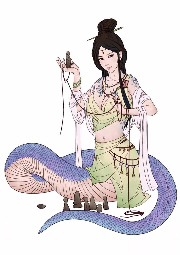 女娲是蛇还是青蛙为什么不是完美的人类形象