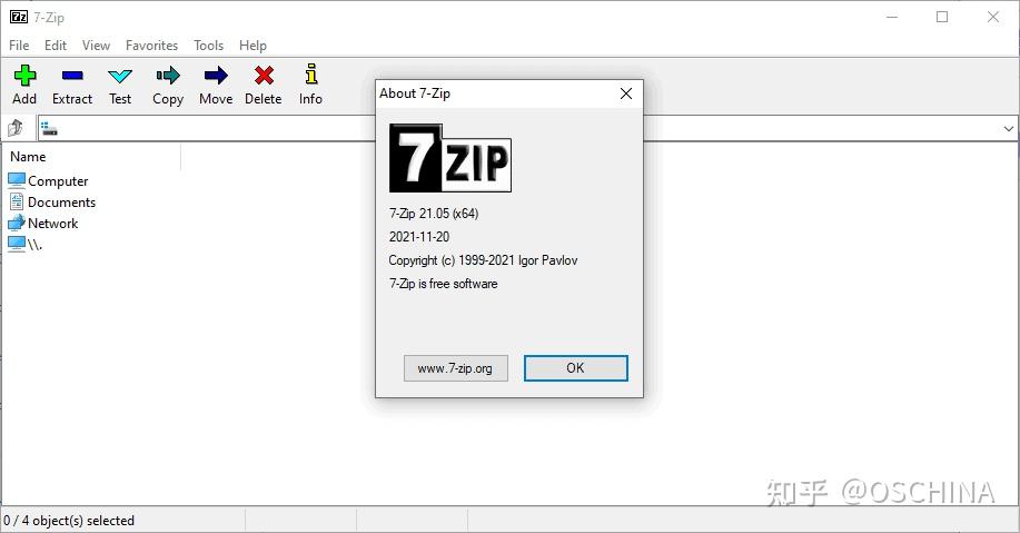 7-Zip 21.05 发布，今年首个稳定版本 - 知乎