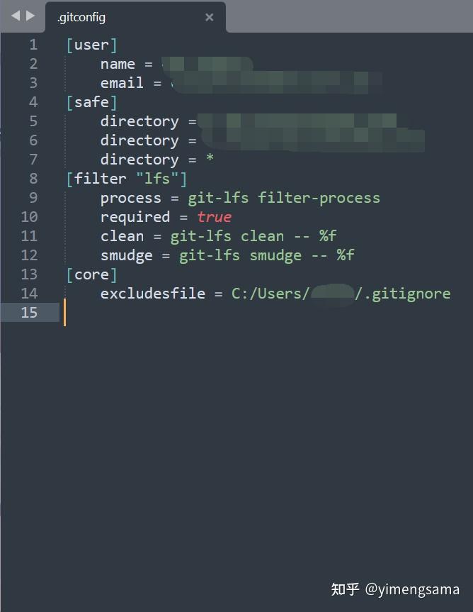  git gitignore 