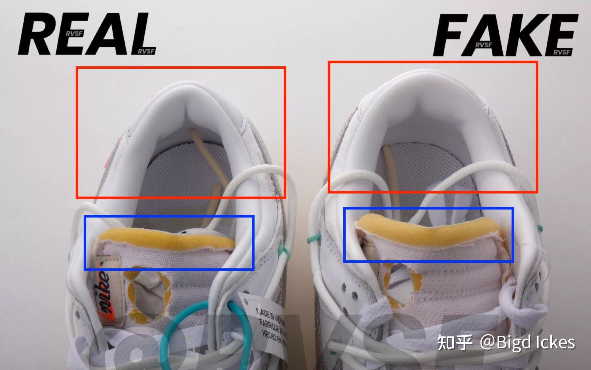 offwhitexdunkthe50白银ow01号测评真假对比