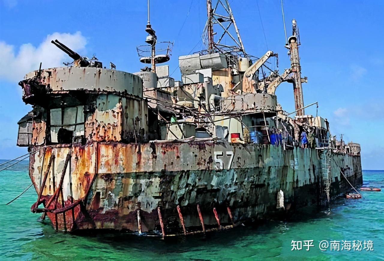长期以来，菲律宾一直想加固赖在仁爱礁上23年之久的破船，但面对中国军舰的包围和我国不断 -「九尾网」