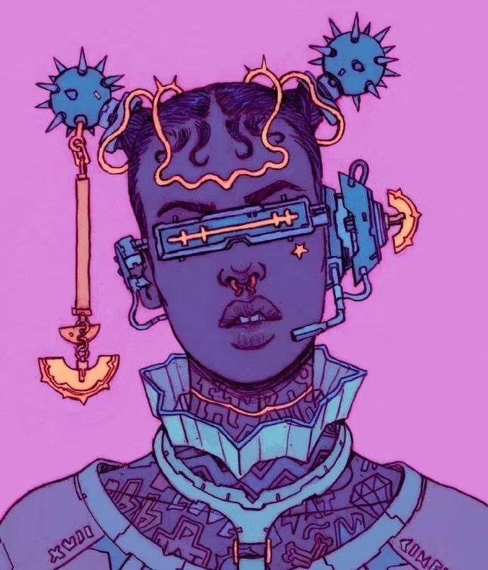 有没有好看的赛博朋克风格的头像