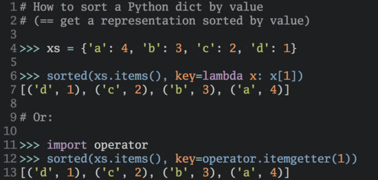 python字典如何:按值排序,在值相等的情况下再