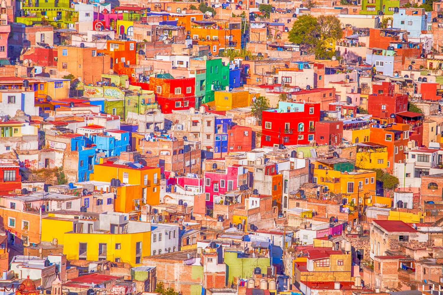 墨西哥的彩色无高楼的房子在哪里? 