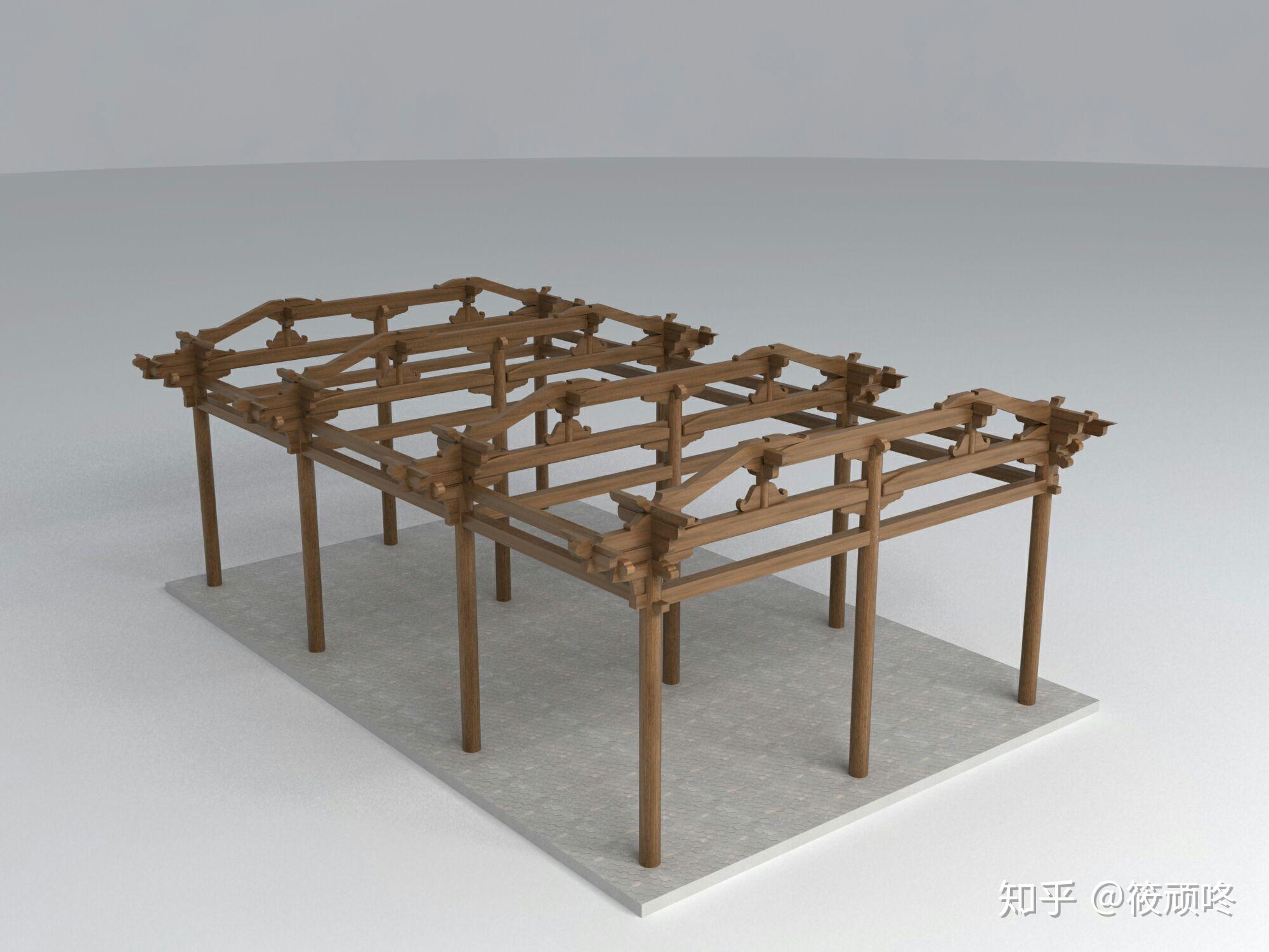 【古建筑设计】古建筑建造过程模拟