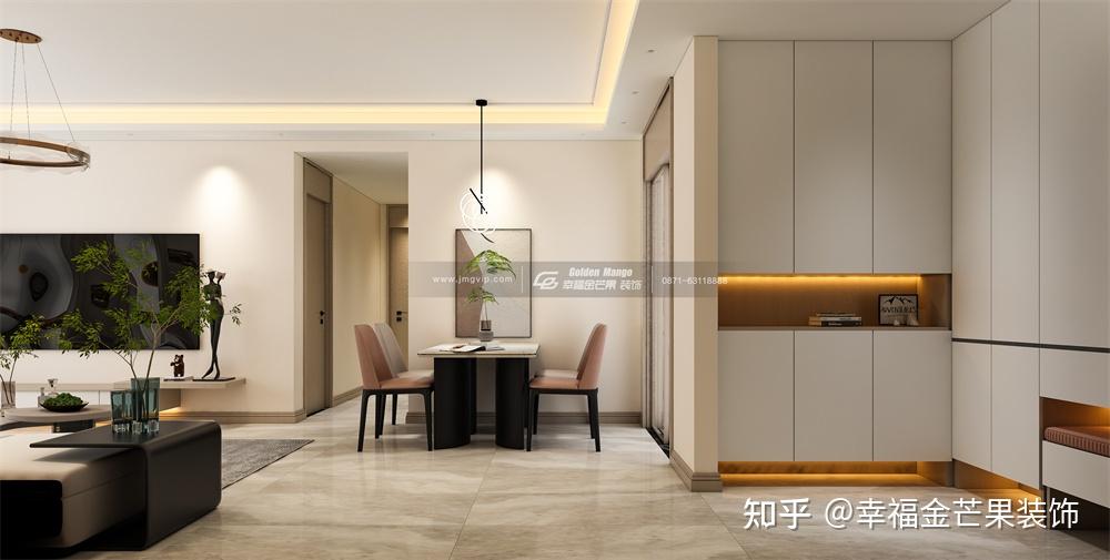 【幸福金芒果】中南十二集121m²现代风装修设计|晨光微耀,静水流深 - 知乎