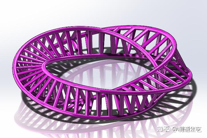 如何用SolidWorks绘制一个乌比斯环 - 知乎
