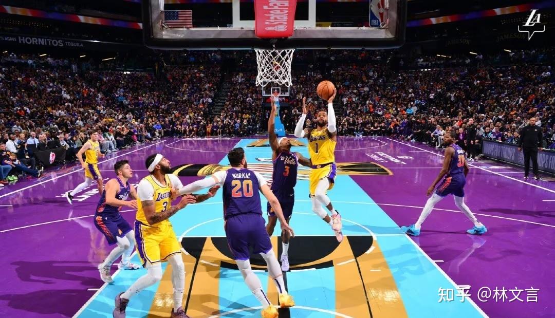 nba季中赛湖人客场险胜太阳詹姆斯32116杜兰特3895