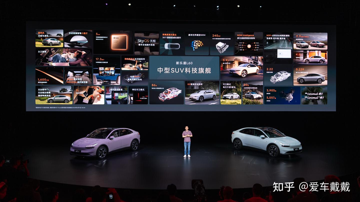 中型SUV科技旗舰,新乐道L60售价19.28万元起,诚意拉满
