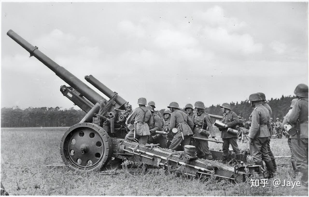 二战德军75mm榴弹炮图片