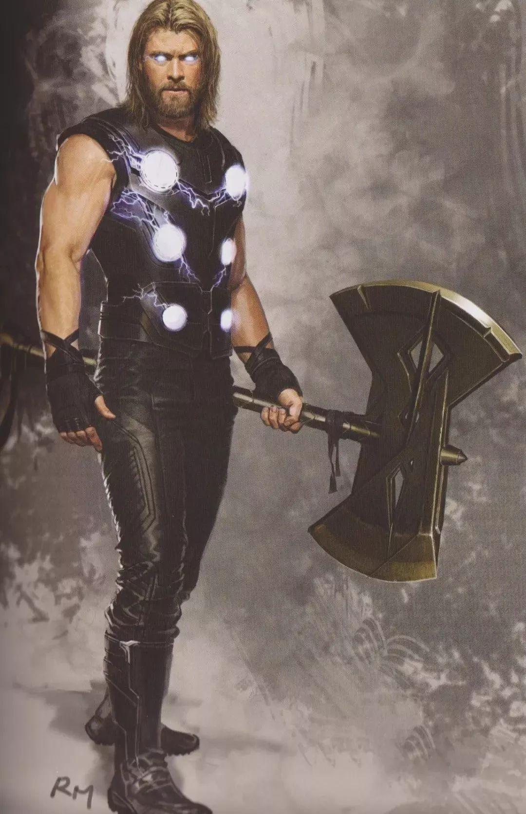 暴风战斧的名字致敬了漫画中雷神好哥们马面雷神的武器,设计灵感则