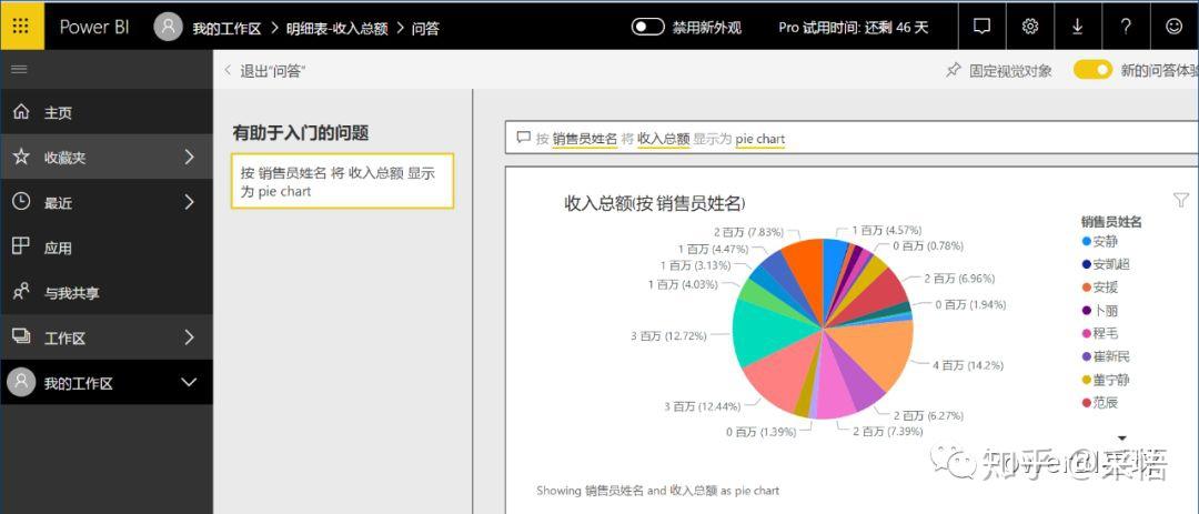 数据可视化之powerBI基础(六)Power BI的“问答”,你用过吗? 数据可视化之powerBI基础(六)Power BI的“问答”,你用过吗?