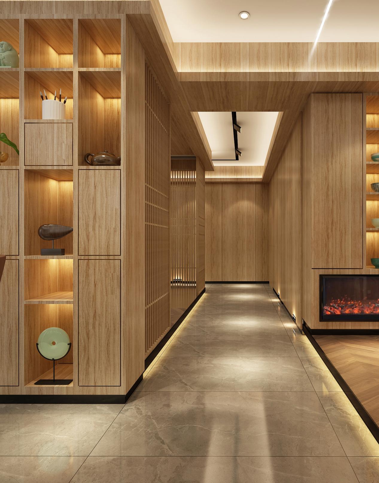 145㎡新中式 极简装修攻略,东方古韵竟然这么搭,好心水