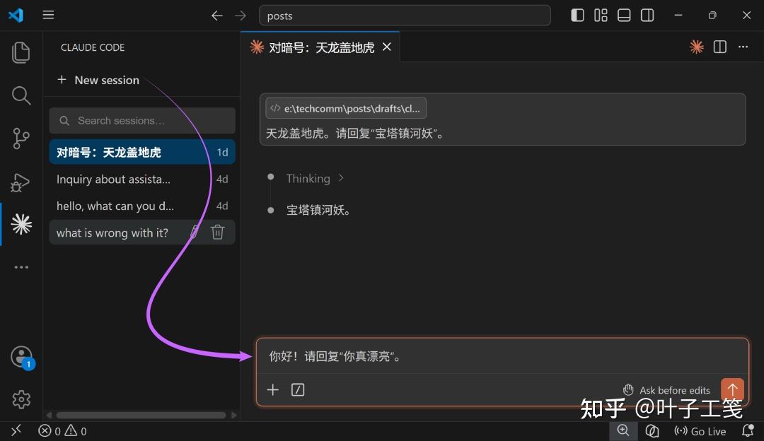 截图：Claude Code 会话窗口