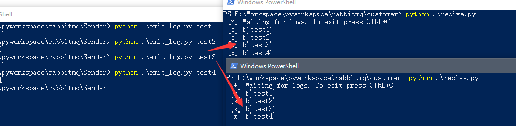 Python操作rabbitmq系列(三):多个接收端消费消息 Python操作rabbitmq系列(三):多个接收端消费消息
