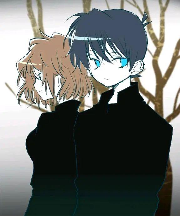 有没有柯南和灰原哀的情侣头像? - 知乎