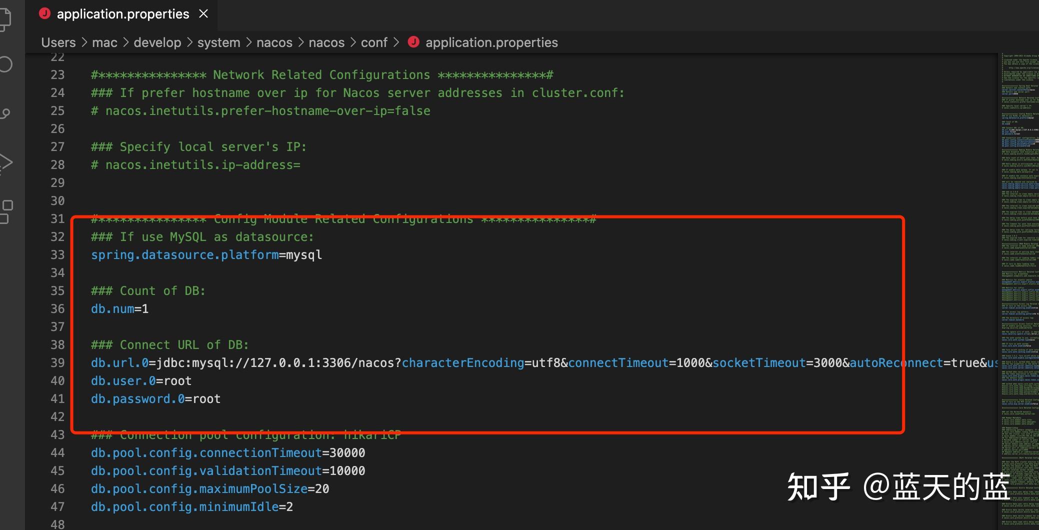 數據庫:create database nacos執行nacos中數據庫文件:nacos-mysql