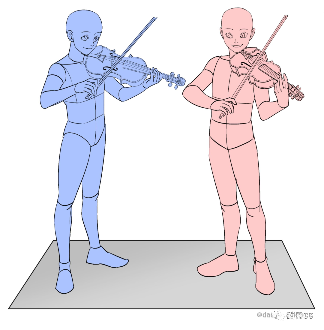 绘画参考丨cp感满满的双人动态姿势素材分享 - 知乎