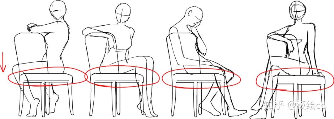 零基礎學板繪正確的坐姿方式畫法