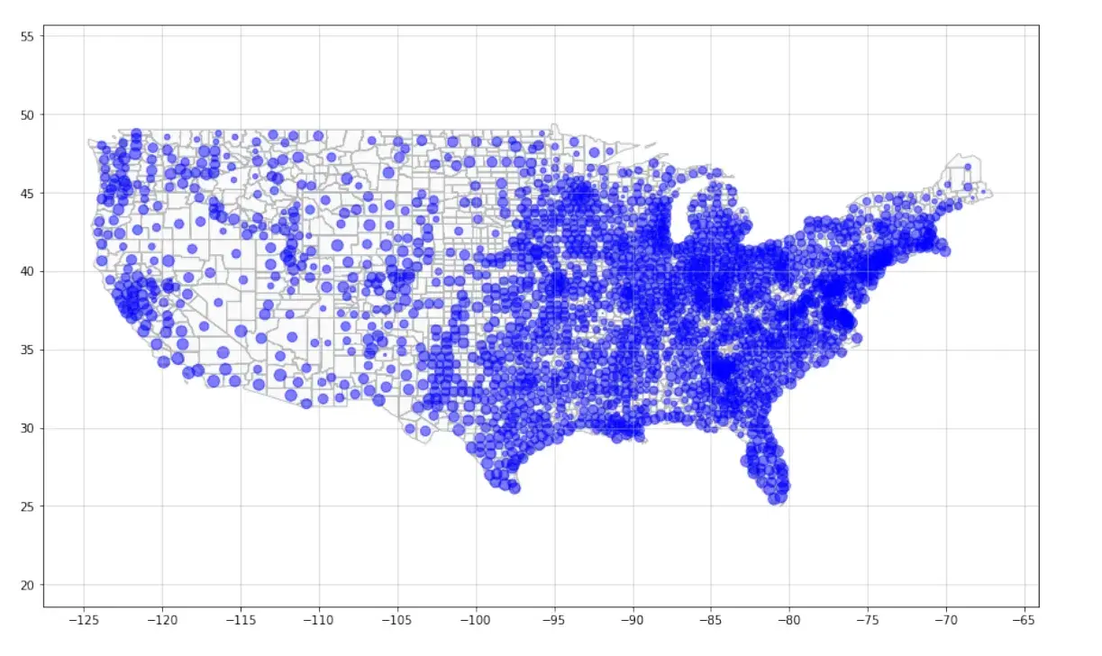 用 Python 绘制空间数据可视化地图 - 知乎