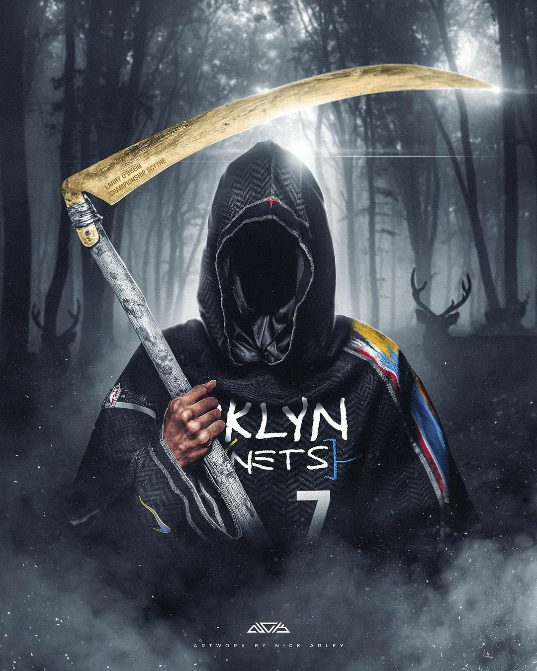 【篮球壁纸】|nba球星特效大图-还能这么帅