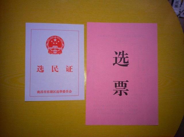 人大代表选票什么样
