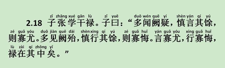 《为政篇》2.18 子张学干禄 - 知乎