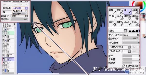 绘画教程 柔和阴影效果怎么画 教你用sai做出柔和自然的阴影效果 知乎