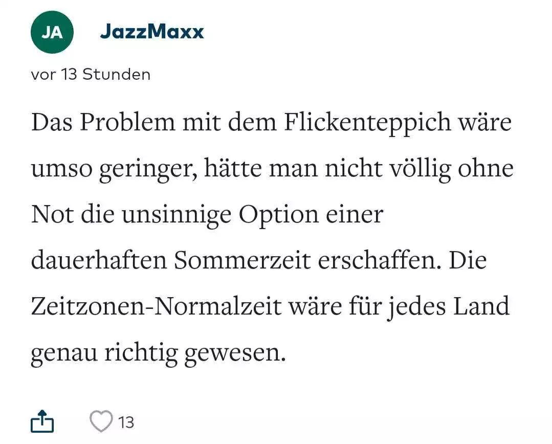 注意：德国进入冬令时，又可以多睡一个小时了！ - 知乎