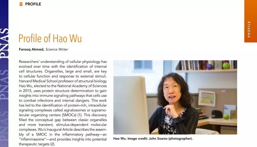 pnas人物丨杰出的华人生物学家之哈佛大学吴皓教授