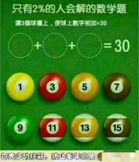 1-3-5-7-9-11-15-30