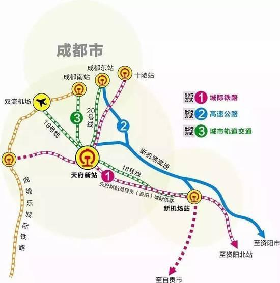 四川天府机场地图图片