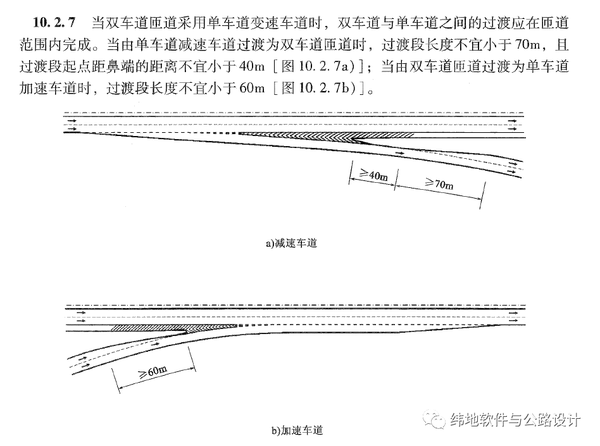 公路互通设计匝道单车道出入口双车道断面样式探讨 - 知乎