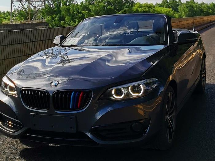 阳光下的矿石灰放飞自我的色彩,宝马2系225i