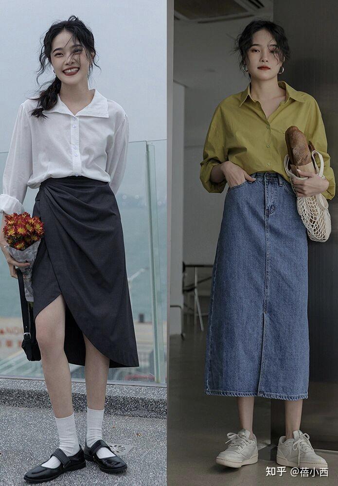 不过不同面料的裤子与衬衫搭配,展现出来的效果完全不一样.