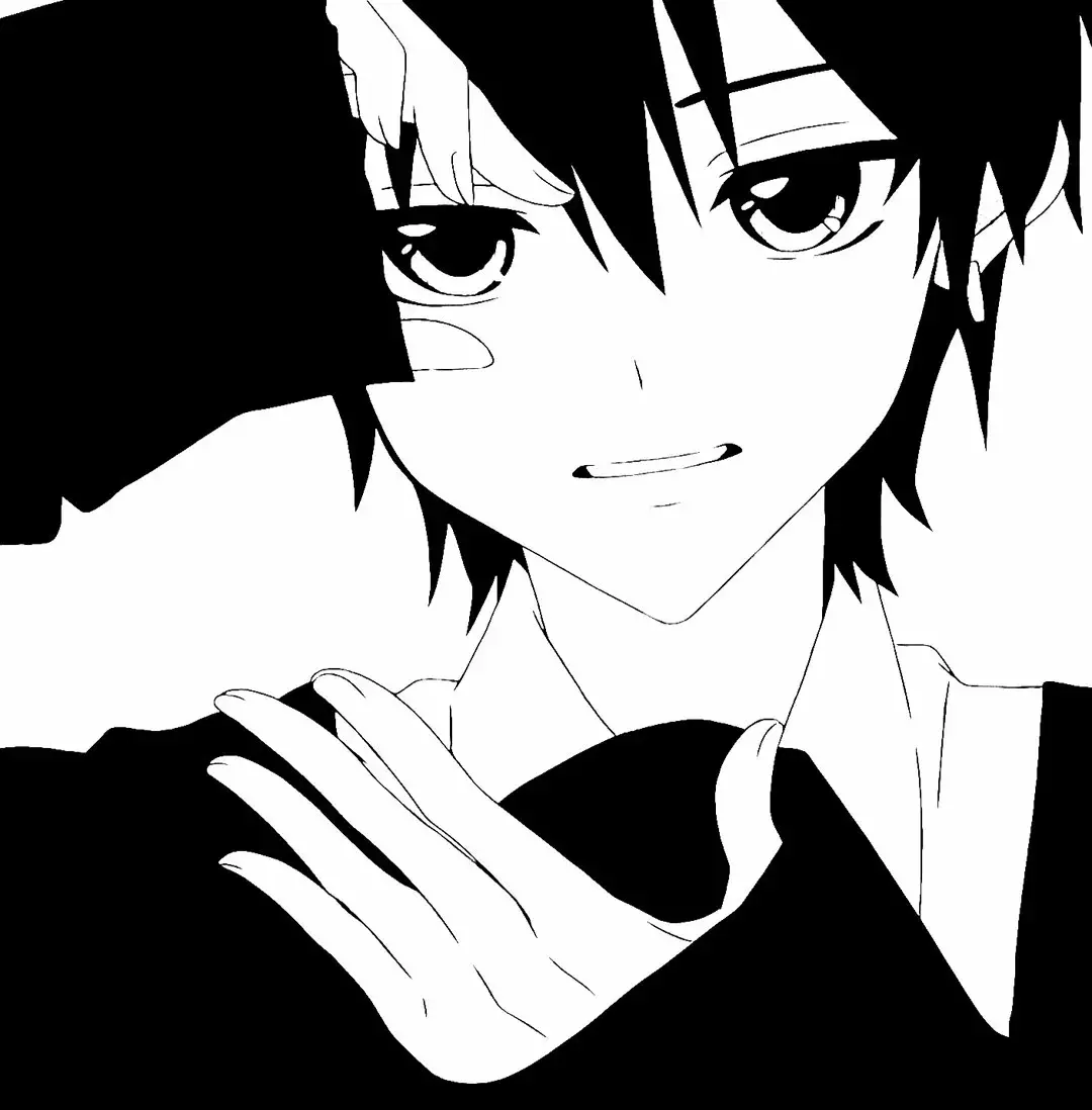 有没有黑白动漫人物的头像呀? - 知乎