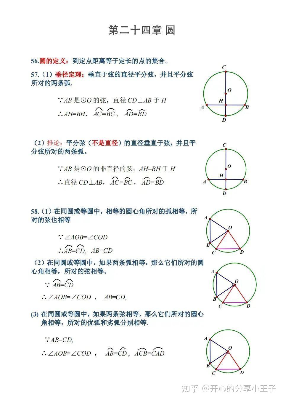 初中数学几何定理知识点归纳总结 - 知乎