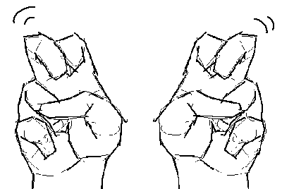 【文化差异】兔耳手势 finger quote