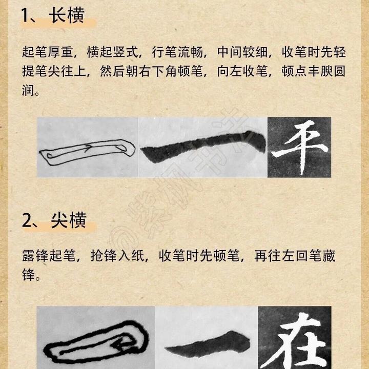 干货!颜体六大笔画,建议收藏!!! - 知乎