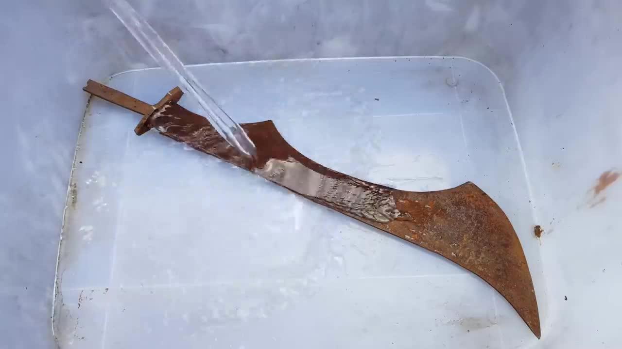 修复生锈的波斯剑,看到成品我服了 - 知乎