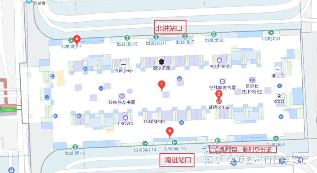上海虹桥火车站位置图图片