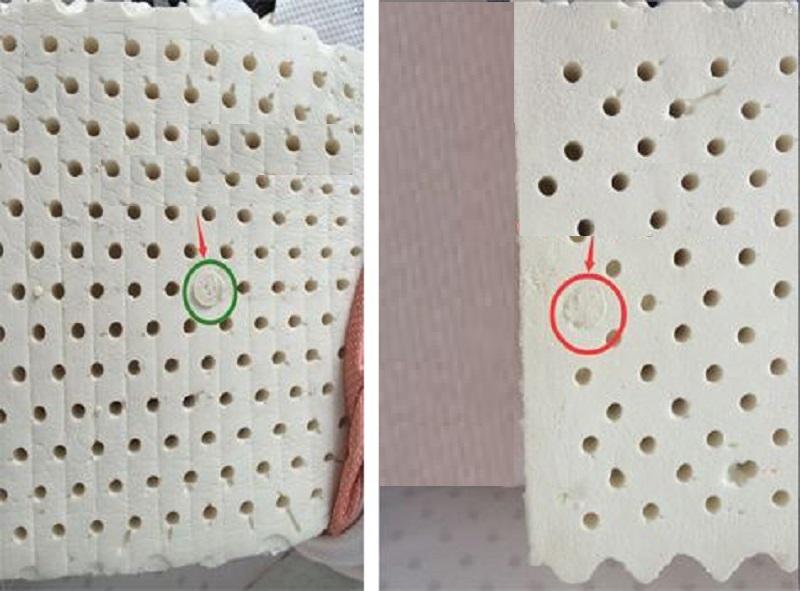 乳胶枕头注胶孔在中间好还是在两边好