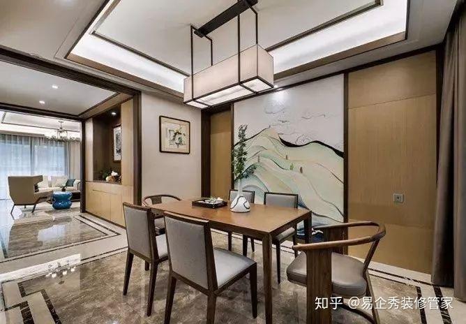 125平新中式三居,年轻时尚又端庄高雅,一切刚刚好~ - 知乎