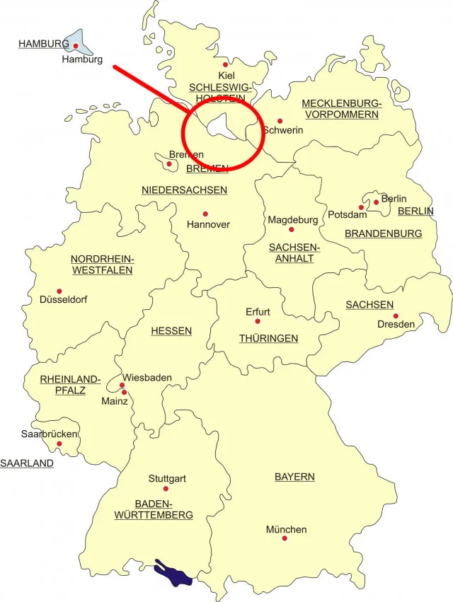 德国汉堡地理位置图片